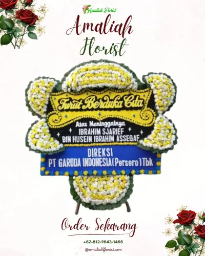 Papan Bunga Duka di Pebayuran