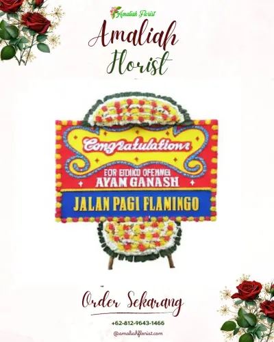 Bunga Papan Congratulation di Pebayuran